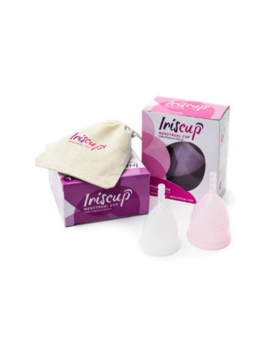 IRISCUP - COPO GRANDE DO MÊS ROSA + SACO ESTERILIZADOR GRATUITO