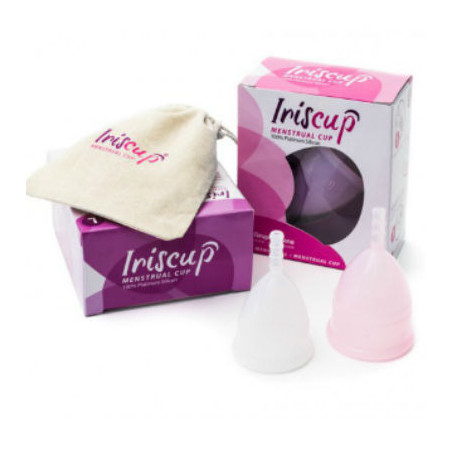 IRISCUP - COPO GRANDE DO MÊS ROSA + SACO ESTERILIZADOR GRATUITO