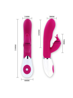 PRETTY LOVE - VIBRADOR COM ESTIMULADOR FELIX