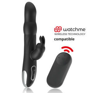BRILLY GLAM - MOEBIUS RABBIT VIBRATOR & ROTATOR + WATCHME REMOTE CONTR