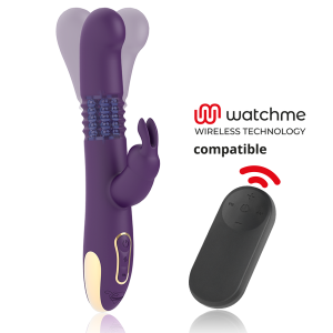 TREASURE - BASTIAN RABBIT UP & DOWN ROTATOR & VIBRATOR + WATCHME REMOT