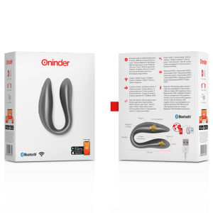 ONINDER - LISBOA G-SPOT & CLITORAL STIMULATOR BLACK - APLICAÇÃO GRATUI