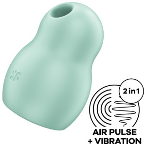 SATISFYER - PRO TO GO 1 ESTIMULADOR E VIBRADOR DE PULSO DE AR DUPLO VE