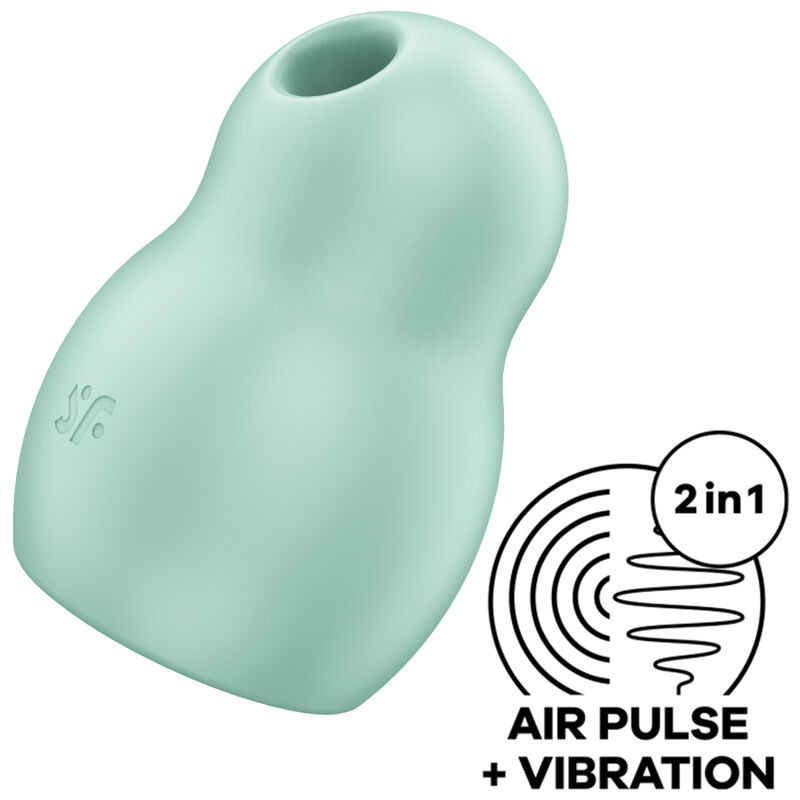 SATISFYER - PRO TO GO 1 ESTIMULADOR E VIBRADOR DE PULSO DE AR DUPLO VE