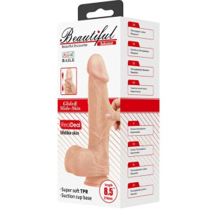 BAILE - BEAUTIFUL ENCOUNTER BAHAMUT FLEXIBLE REALISTIC DILDO 21.8 CM N