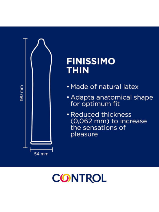 CONTROL - PRESERVATIVOS FINISSIMO SENSO 144 UNIDADES