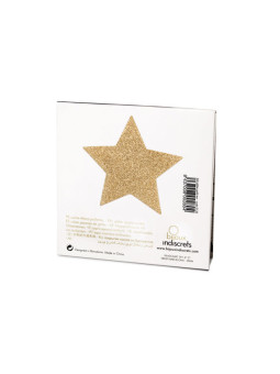 BIJOUX INDISCRETS - FLASH GOLDEN STAR NIPPLE COVERS