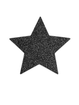 BIJOUX INDISCRETS - BLACK STAR FLASH NIPPLE CAPS