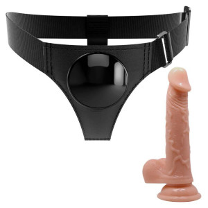 PRETTY LOVE - HARNESS BRIEFS UNIVERSAL HARNESS WITH DILDO KEVIN 19 CM 