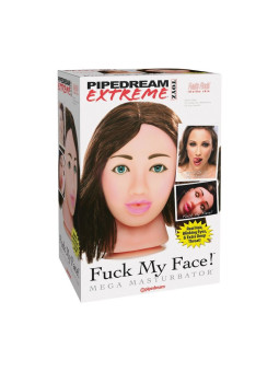 EXTREME TOYZ - FODA-ME MEGA MASTURBADOR MARROM FACE