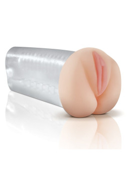 EXTREME TOYZ - MASTURBADOR DE VAGINA NATURAL - TRANSPARENTE