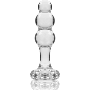 NEBULA SERIES BY IBIZA - MODELO 1 PLUG VIDRO BOROSILICADO TRANSPARENTE