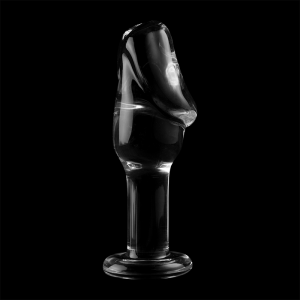 NEBULA SERIES BY IBIZA - MODEL 6 ANAL PLUG BOROSILICATE GLASS CLEAR 12