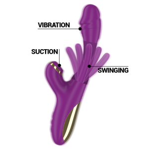 INTENSE - ATENEO VIBRADOR MULTIFUNÇÕES RECARREGÁVEL 7 VIBRAÇÕES COM LÍ