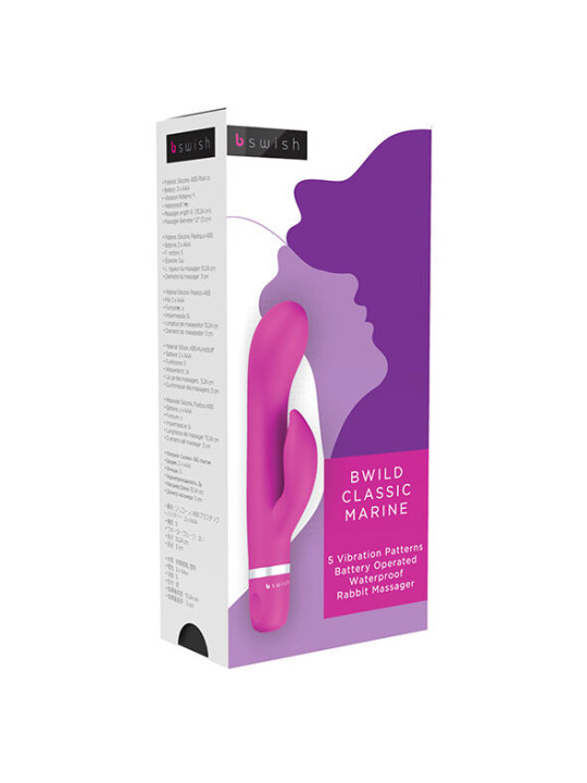 B SWISH - BWILD CLASSIC MARINE COELHO VIBRADOR CERISE