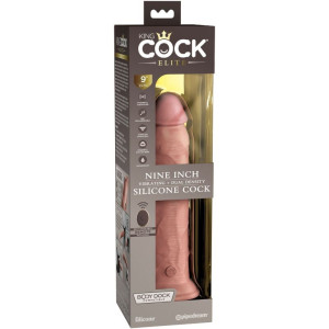 KING COCK - ELITE REALISTIC DILDO VIBRATOR & SILICONE REMOTE CONTROL 2