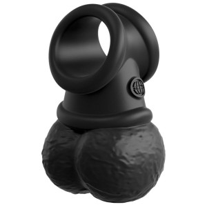 KING COCK - ELITE DELUXE ADJUSTABLE HARNESS KIT RING WITH TESTICLES & 