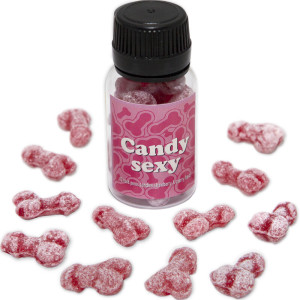 DIABLO PICANTE - CANDY SEXY JAR COM 12 GOMAS SABOR MORANGO-CEREJA