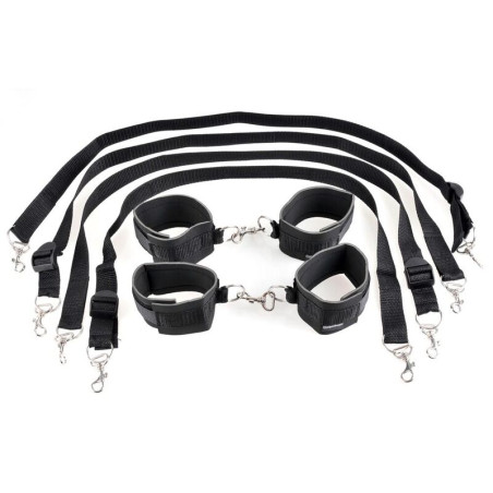 CONJUNTO DE PUNHO E TETHER FETISH FANTASY