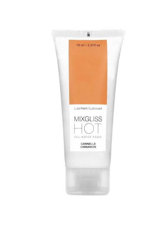 MIXGLISS - LUBRIFICANTE EFEITO CALOR SABOR CANELA 70ML
