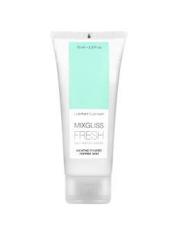 MIXGLISS - LUBRIFICANTE BASE DE GUA EFEITO FRIO SABOR MENTA 70 ML