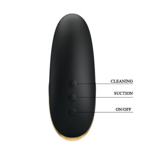 PRETTY LOVE - MASSAGEADOR DE SUCÇÃO RECARREGÁVEL DE LUXO PRETO