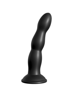 FETISH FANTASY SERIES - CONJUNTO DE STRAP-ON VIBRANTE ROXO.