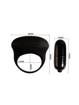 PRETTY LOVE - BERTRAM ANEL VIBRADOR PRETO BERTRAM PRETO