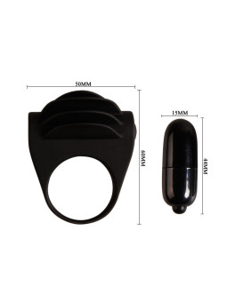 PRETTY LOVE - ANEL VIBRADOR PRETO CHESTER PRETO
