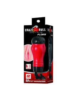 CRAZY BULL - FLORA VAGINA COM BASE MASTURBADOR DE VOZ