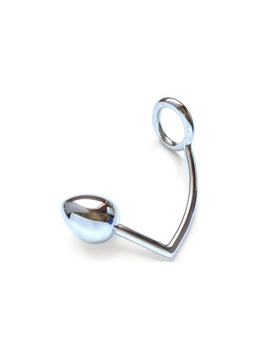 METAL HARD - ANEL COM GANCHO ANAL 50MM