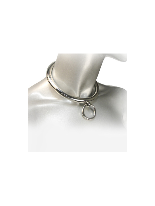 METAL HARD - COLAR BDSM COM ANEL 10CM