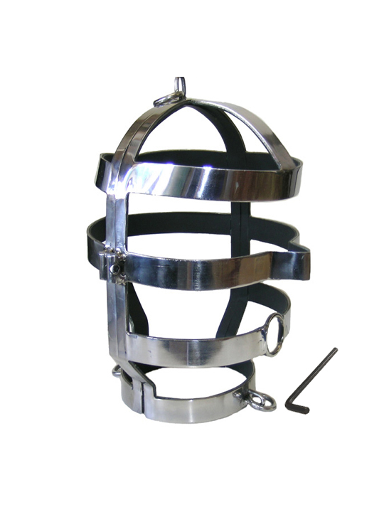 METAL HARD - MSCARA COM COLAR DE AO