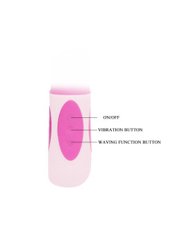 BAILE - PRETTY BUNNY TRIPLO VIBRADOR ROTADOR