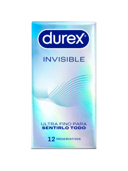 DUREX - PRESERVATIVOS ULTRA FINOS INVISÍVEIS 12 UNIDADES
