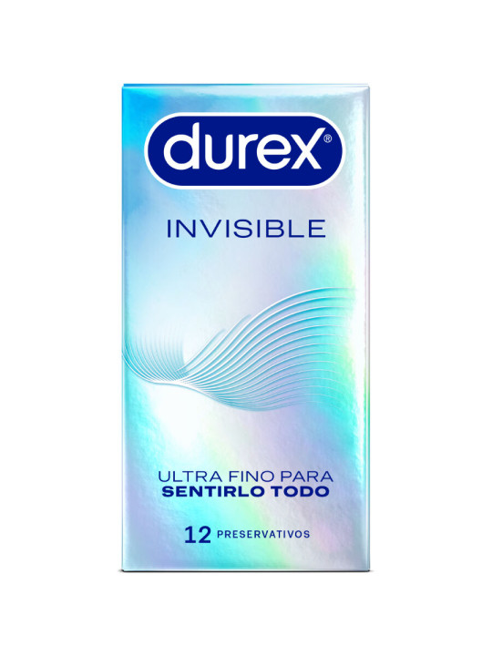 DUREX - PRESERVATIVOS ULTRA FINOS INVISÍVEIS 12 UNIDADES