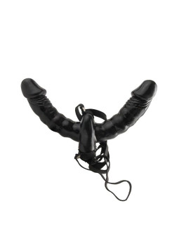 FETISH FANTASY SERIES - VIBRANDO DUPLO DELIGHT STRAP-ON.