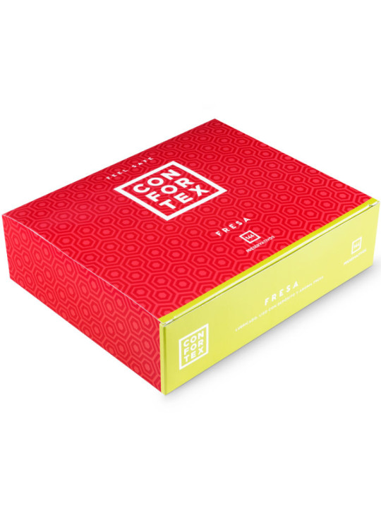 CONFORTEX - CONDOM DE MORANGO 144 UNIDADES