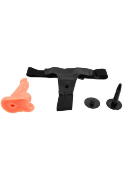 BAILE - ARNÊS COM PÊNIS REALISTA E CALA AJUSTVEL ULTRA APAIXONADA 15.5 CM
