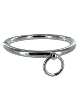 METAL HARD - COLAR BDSM COM ANEL 18CM