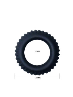 BAILE - ANEL DE PÊNIS TITAN PRETO 1.9 CM