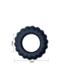 BAILE - ANEL PÊNIS TITAN PRETO 2 CM
