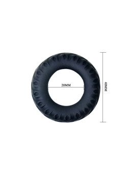 BAILE - TITAN ANEL PRETO VERDE 2 CM