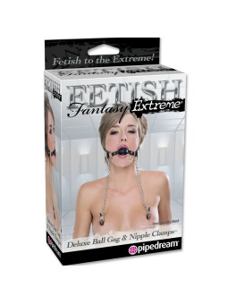 FETISH FANTASY EXTREME - DELUXE BALL GAG E BRAÇADEIRAS