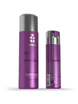 SWEDE - LUBRIFICANTE FRUITY LOVE FRAMBOESA RUBARBO 100 ML