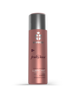SWEDE - FRUITY LOVE LUBRIFICANTE ESPUMANTE MORANGO VINHO 100 ML