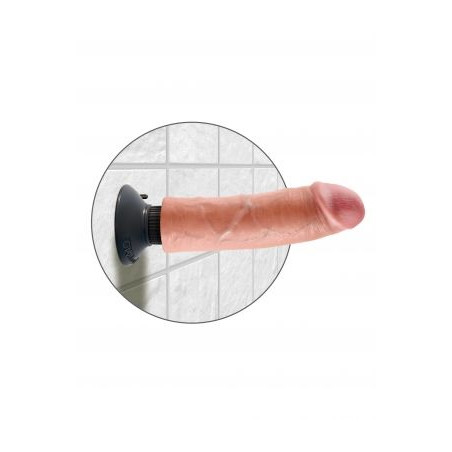 KING COCK - VIBRADOR DILDO 20.32 CM NATURAL