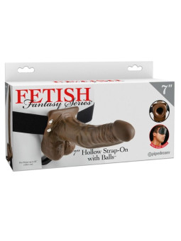 FETISH FANTASY SERIES - 7 STRAP-ON OCO COM BOLAS