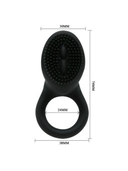 PRETTY LOVE - COBRA ANEL VIBRADOR PRETO