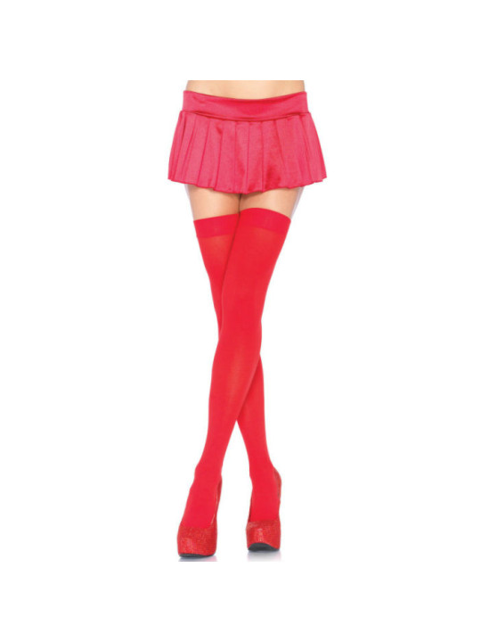LEG AVENUE - MEIAS NYLON VERMELHO